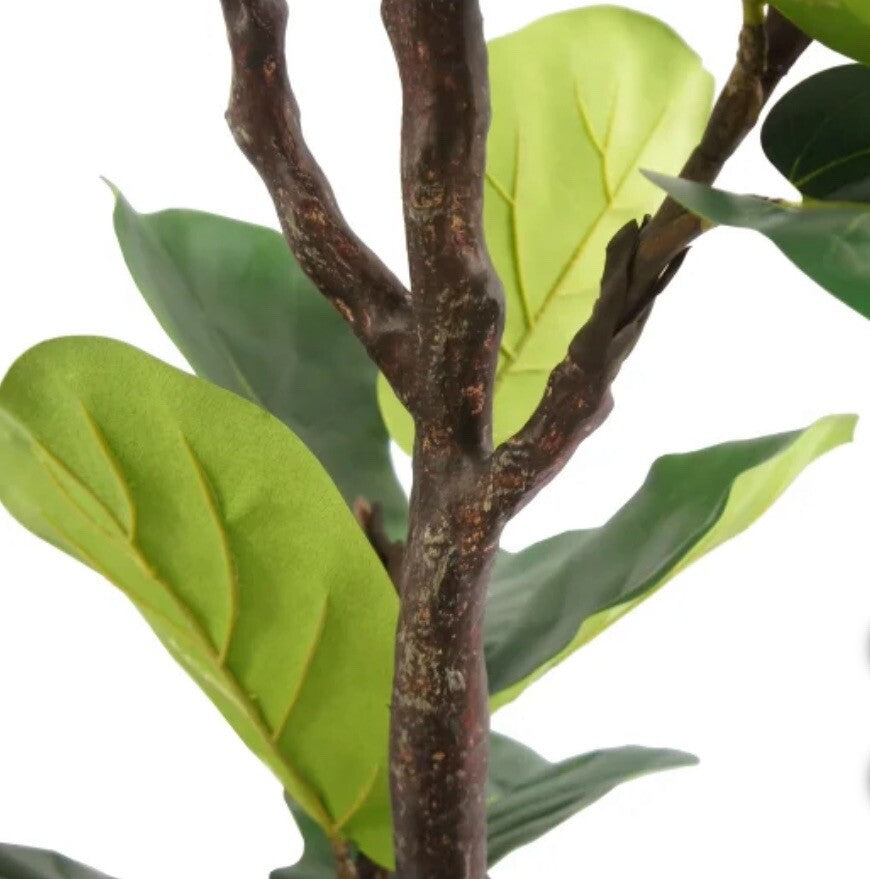 Artificial 6.5ft Fiddle Fig Tree in Planter *ex-display*