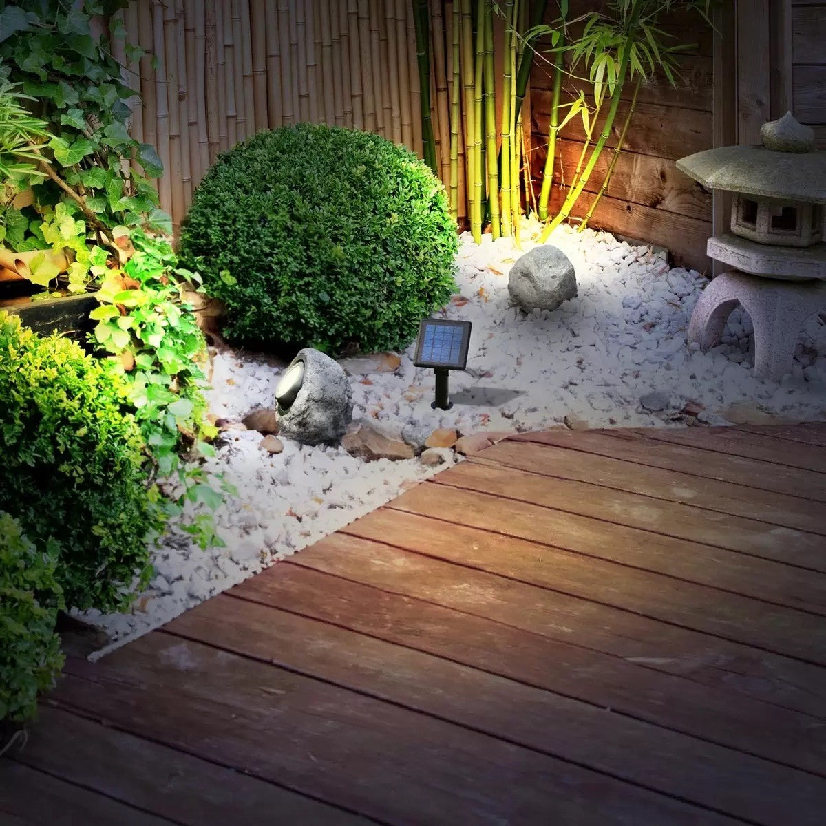 Koda Solar LED Rock Spotlights, 2 Pack New