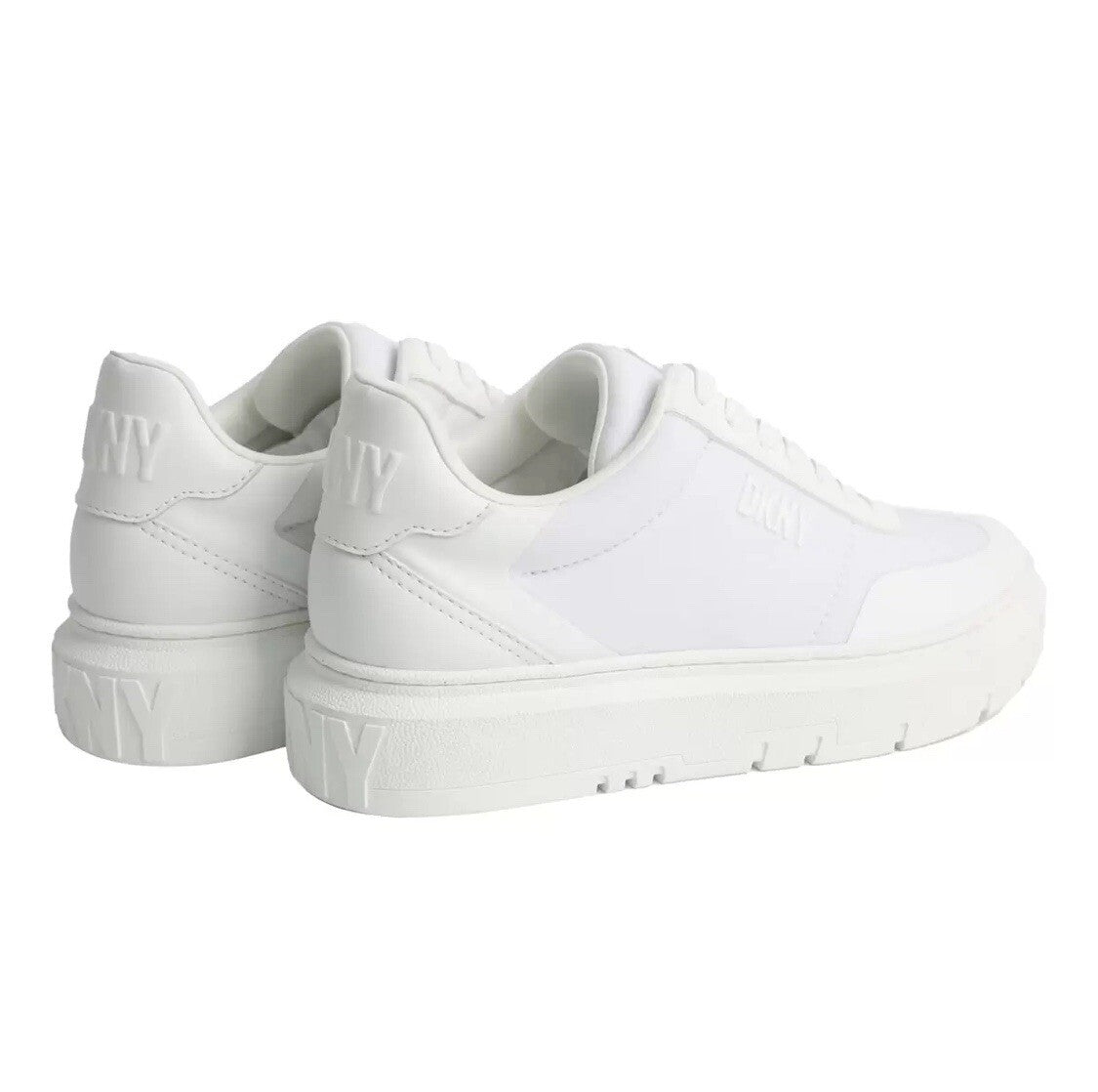 DKNY Ladies Mac Trainer in White, UK Size 4.5