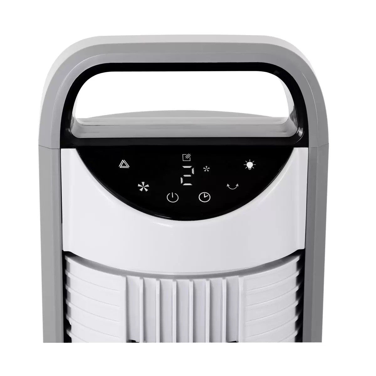 Seville Ultra Slimline Tower Fan with Night Light in White EHF10142
