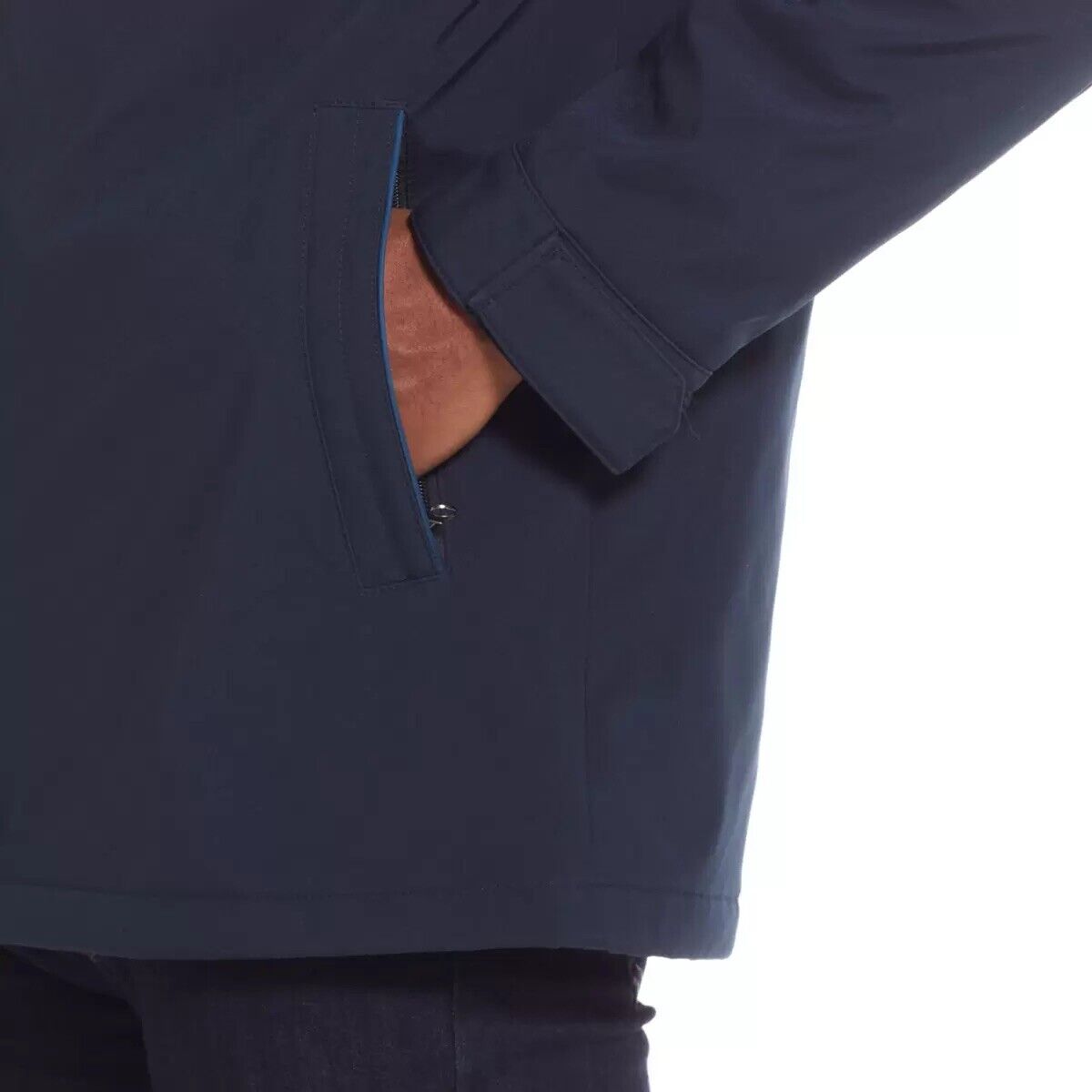 Weatherproof Men's Ultra Tech Flextech Jacket in Dark Blue, size L