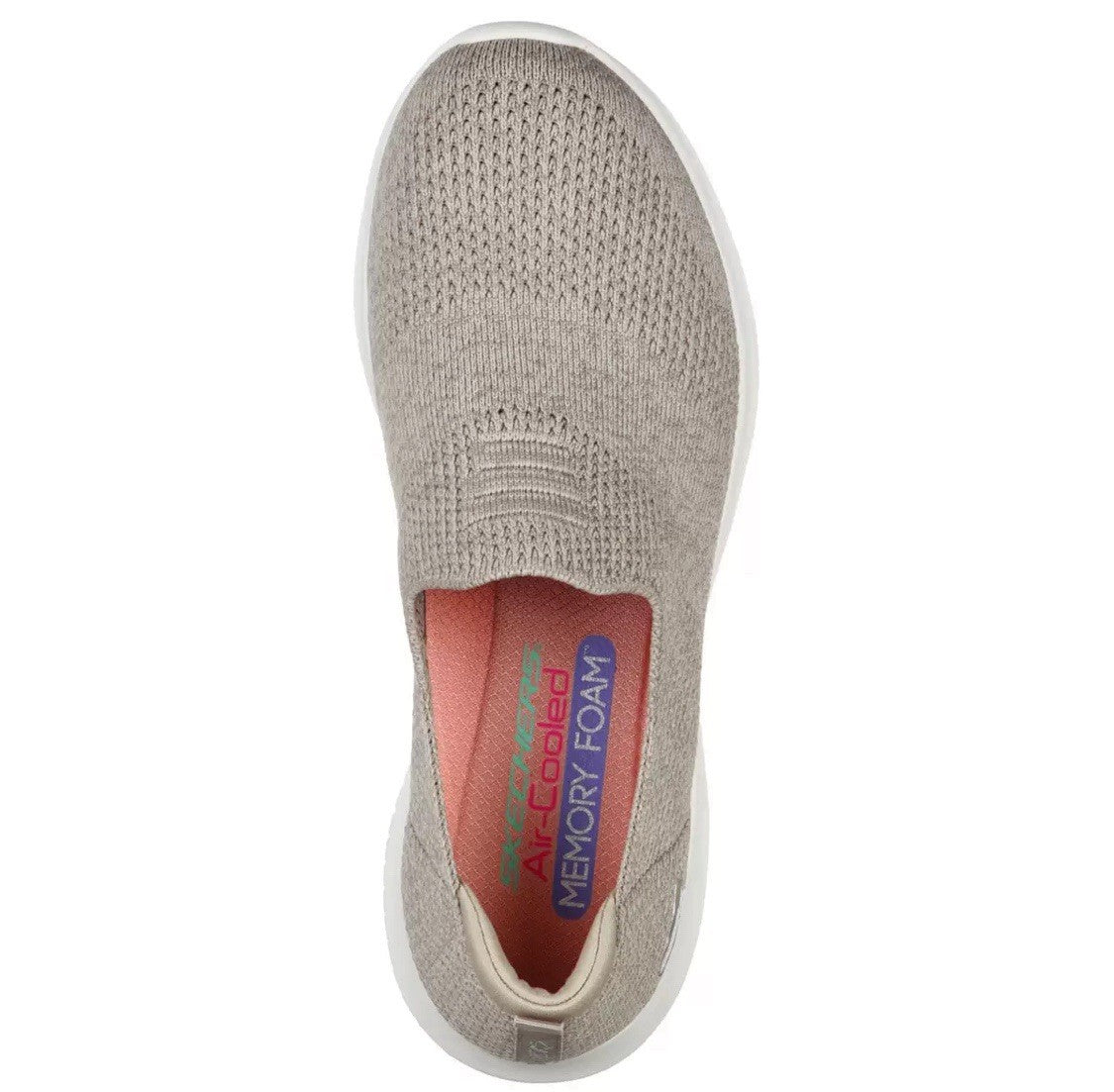 Skechers Trainers Ladies Ultra Flex Memory Foam in Taupe, Size UK 8 / Brand New