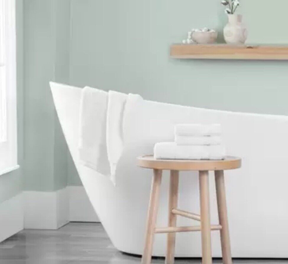 Grandeur 100% Hygro Cotton Bath Sheets, Pack of 2 in White