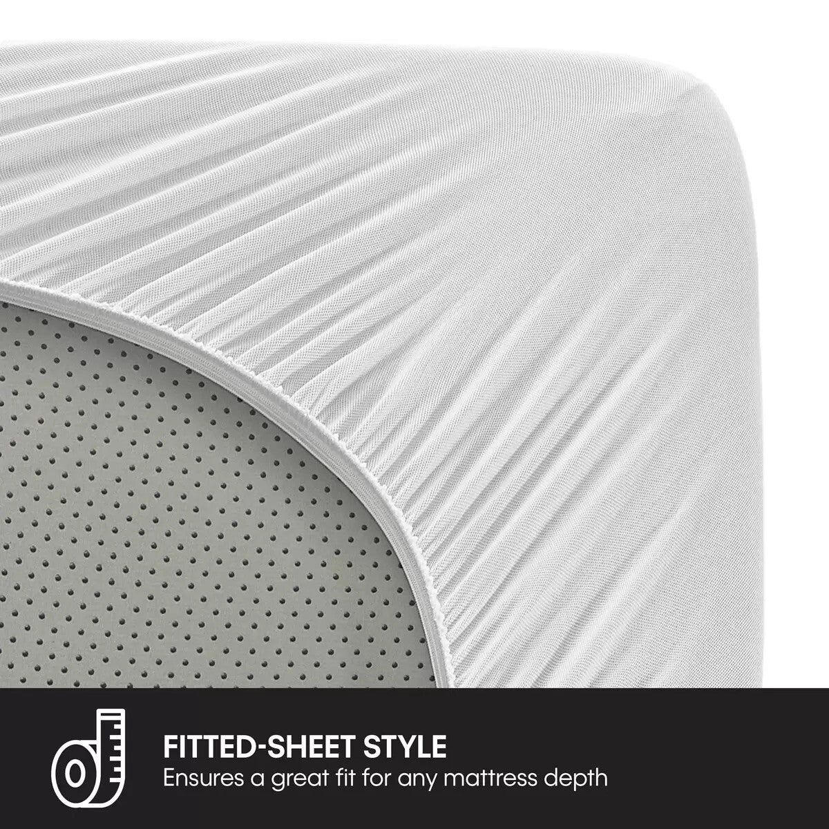 Protect-A-Bed® Cotton Mattress Protector, Small Double.