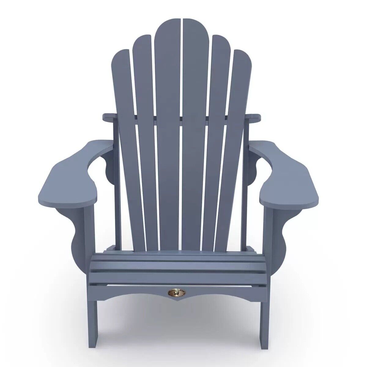 Leisure Line Adirondack Faux Wood Garden Chair in Grey- See Description**