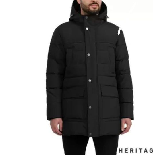 Pajar Parka Jacket Men Black size L Large New