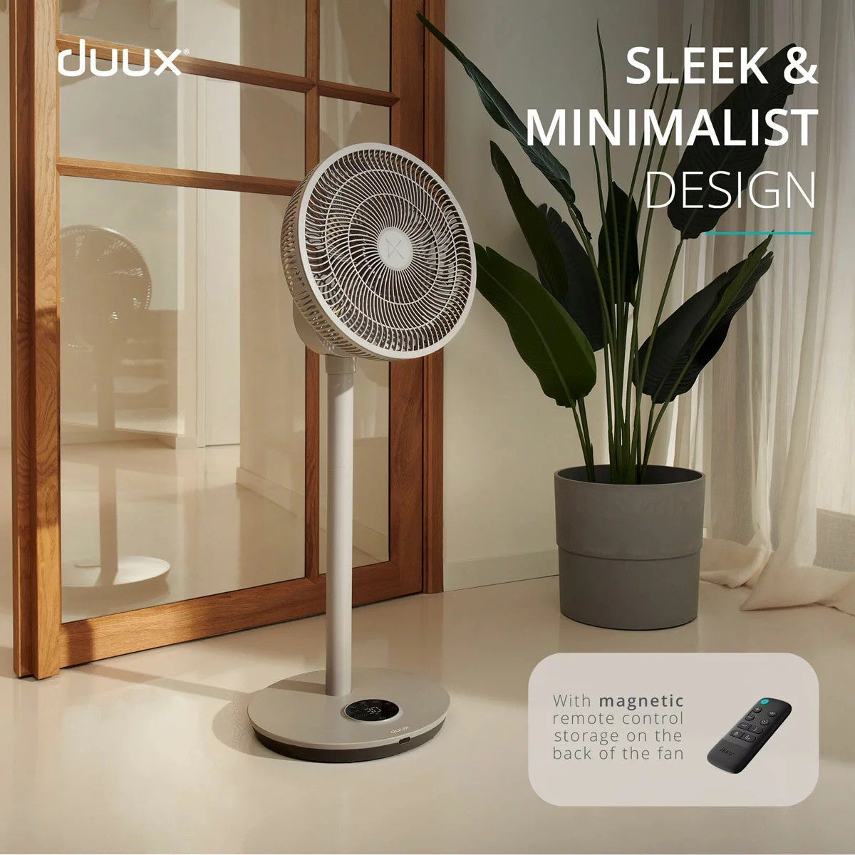 Duux Whisper Flex 2 Smart Fan in Stone DXCF104UK