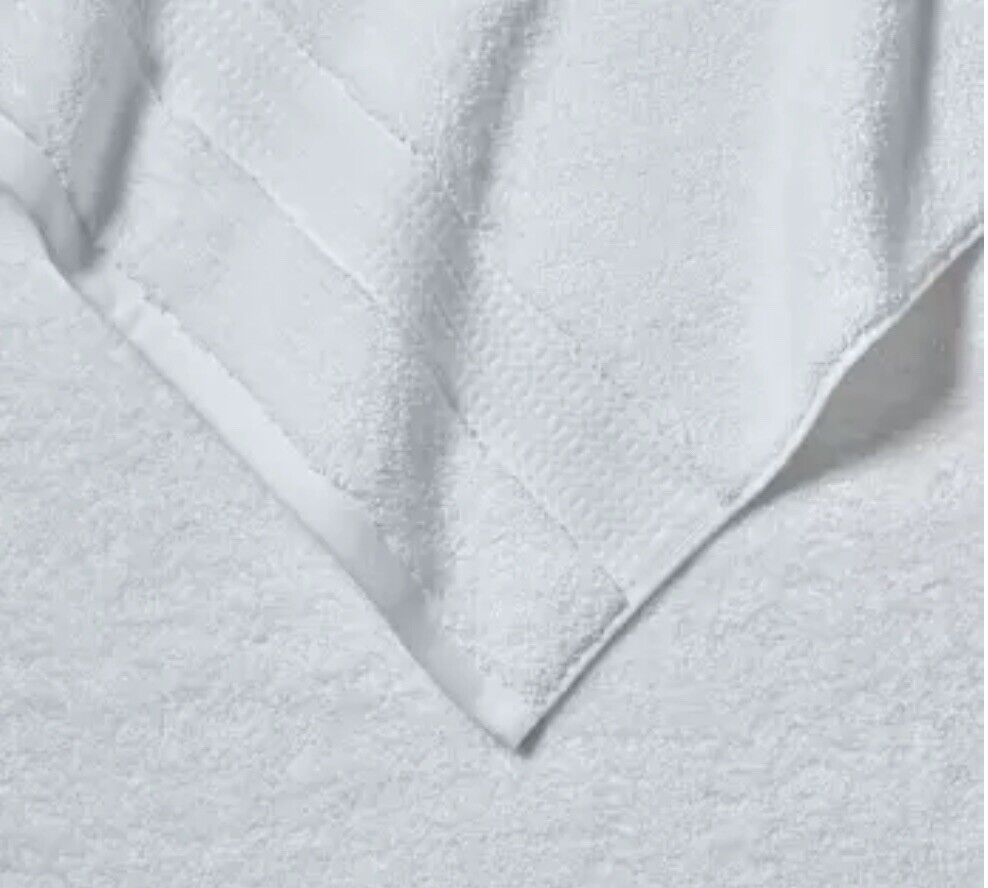 Grandeur 100% Hygro Cotton Bath Sheets, Pack of 2 in White