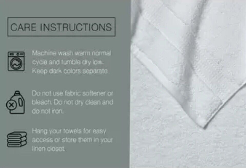 Grandeur 100% Hygro Cotton Bath Sheets, Pack of 2 in White