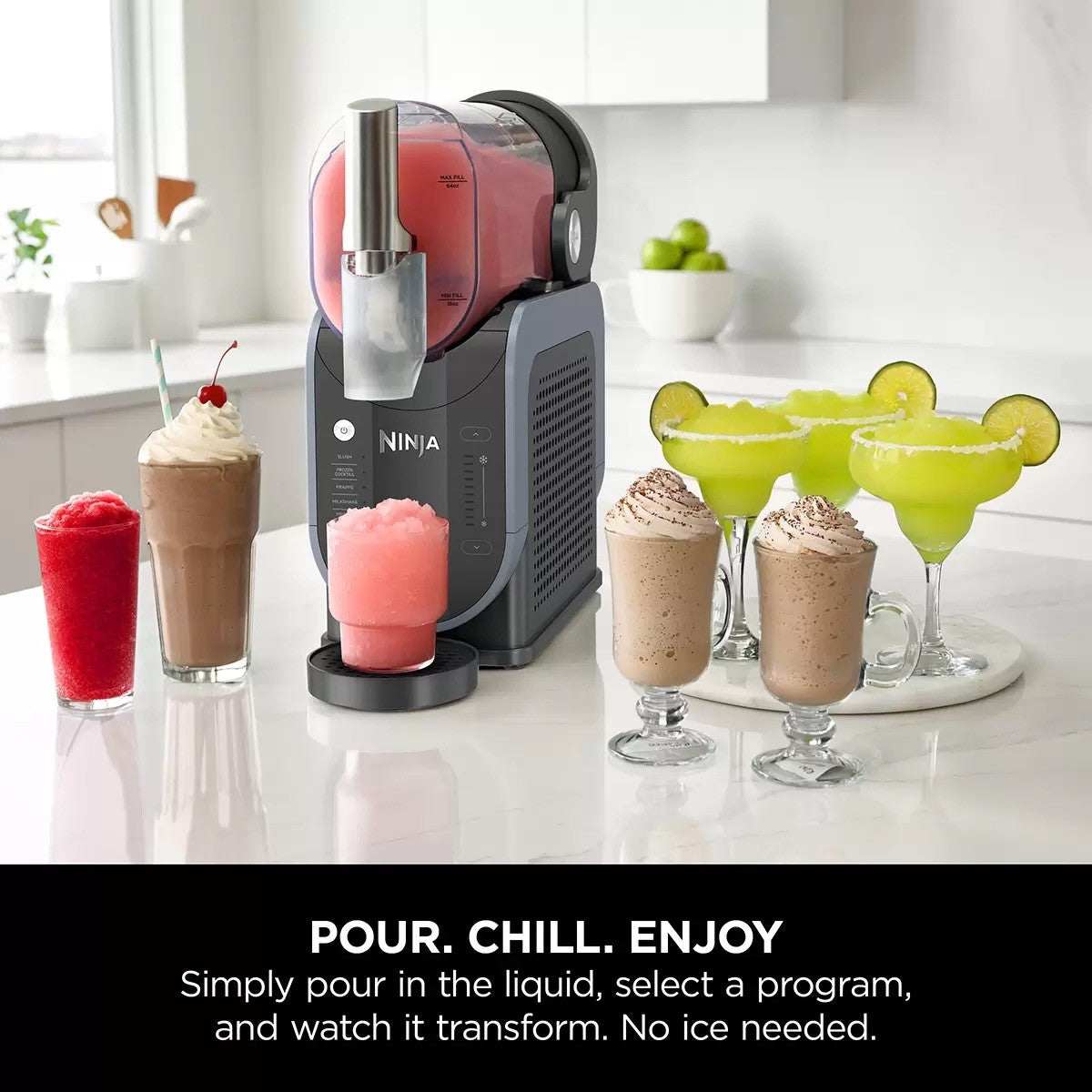 Ninja SLUSHi Frozen Drink Maker FS301UK Ice Slush Machine - Ex-Display
