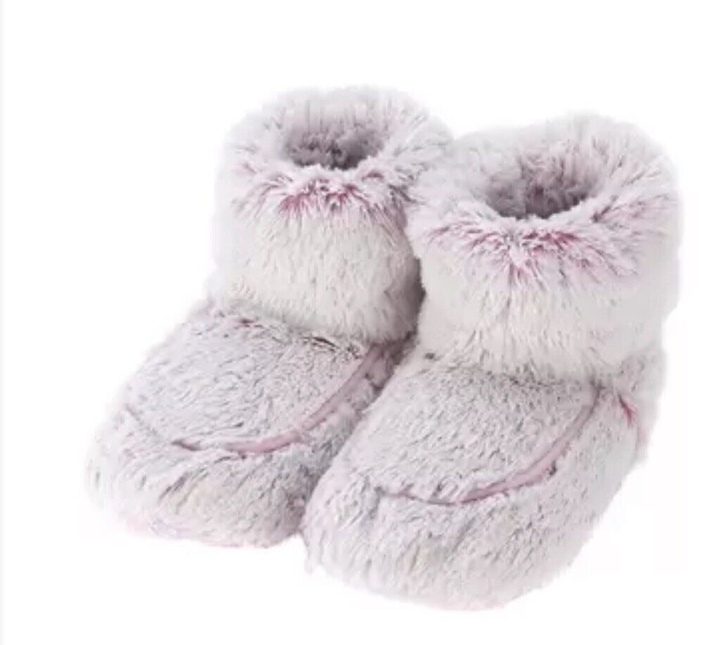 Warmies Fully Heatable Wellness Slipper Boots- One Size Fits Sizes 3-8!