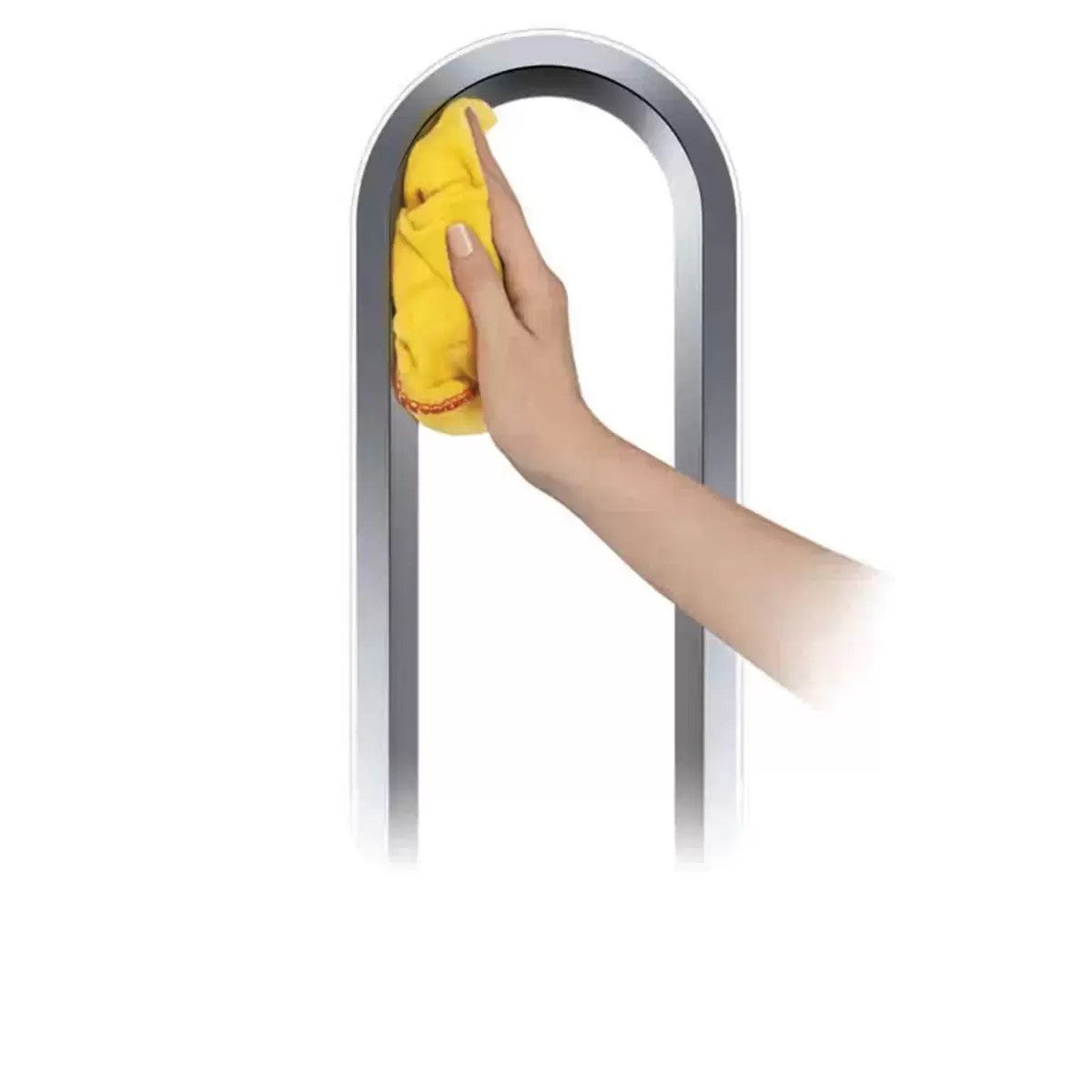 Dyson AM07 56W 10 Speed Tower Fan - White/Silver Luxury