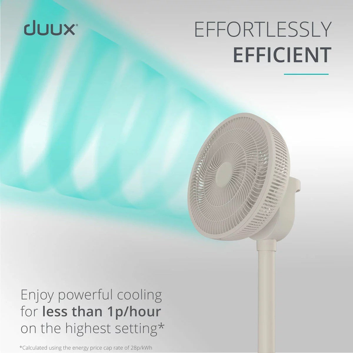 Duux Whisper Flex 2 Smart Fan in Stone DXCF104UK