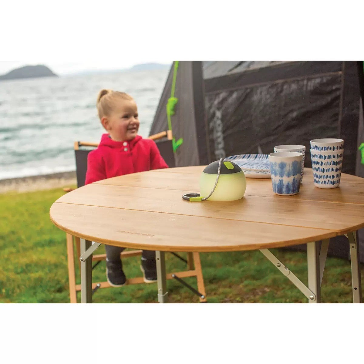 Zempire Kitpac round V2 Bamboo Camping Table- *ex-display*