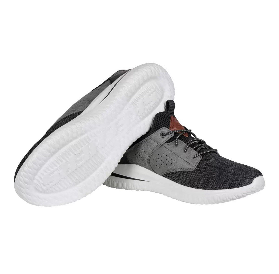 Skechers Men's Swift Fit Delson Trainer in Black UK 9