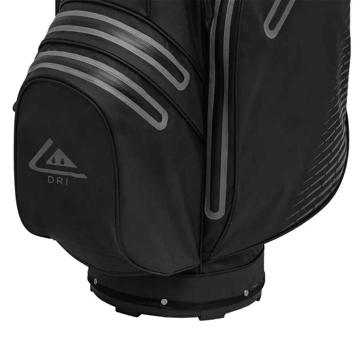 Longridge Elements Waterproof Golf Cart Bag in Black and Grey, *Ex-Display*