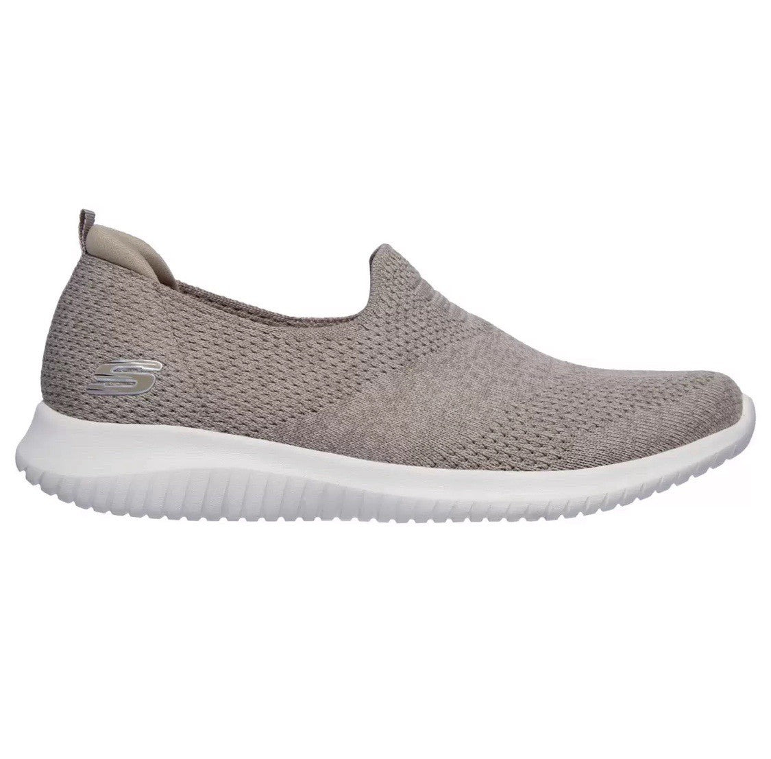 Skechers Trainers Ladies Ultra Flex Memory Foam in Taupe, Size UK 8 / Brand New