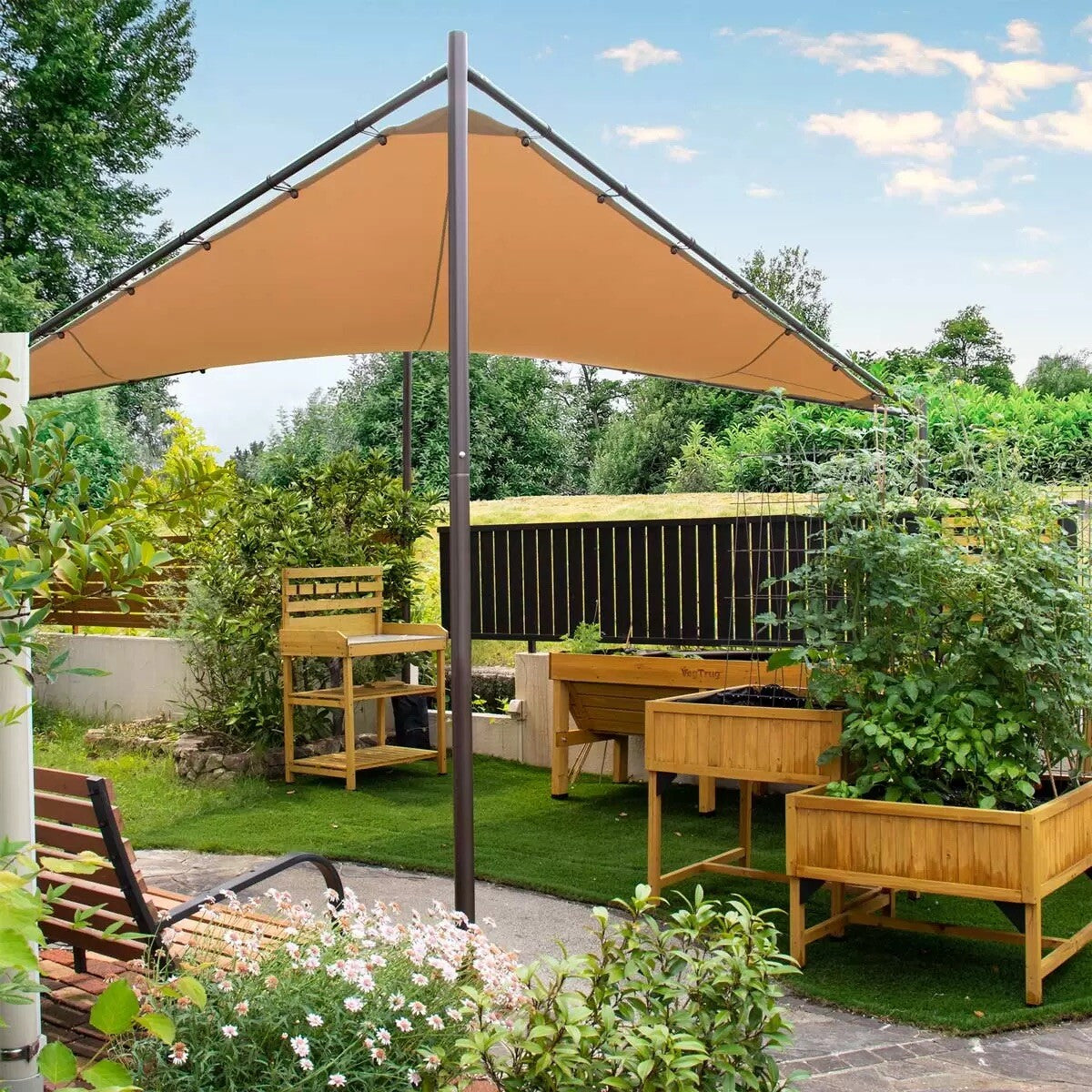 Takasho Butterfly Sail Shade Gazebo 12Ft X 12Ft (3.66 X 3.66M)