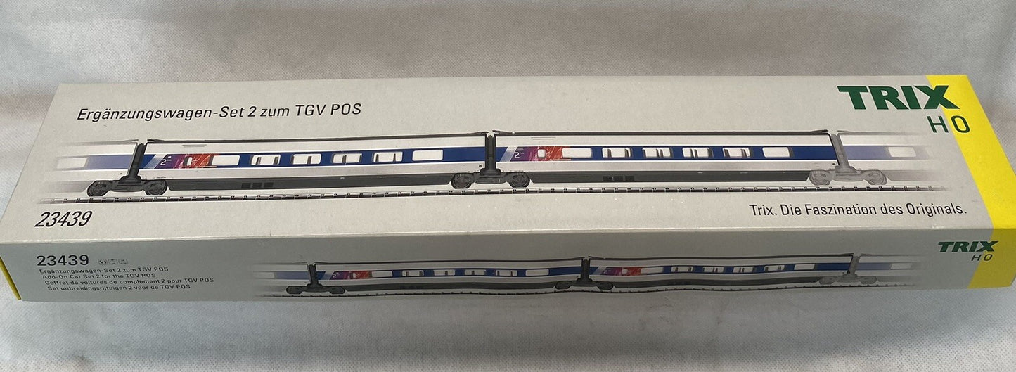 TRIX 23439- Add-On Car Set 2 for the TGV POS.