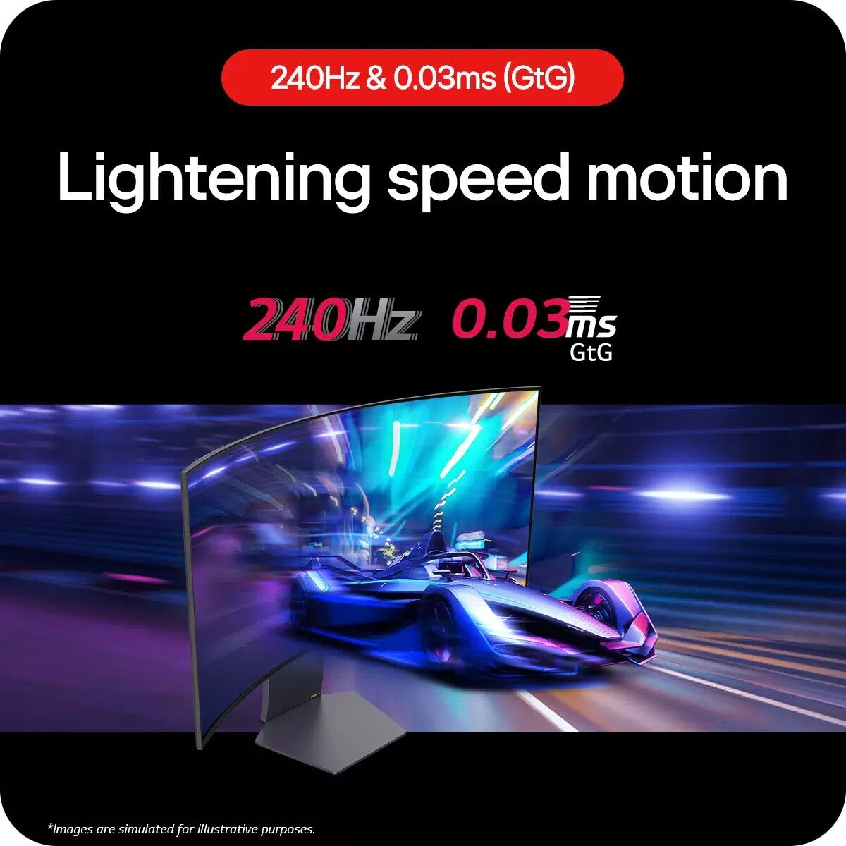 LG UltraGear 39 Inch WQHD 240Hz OLED Gaming Monitor, 39GS95QE-B- *New, Box Open*
