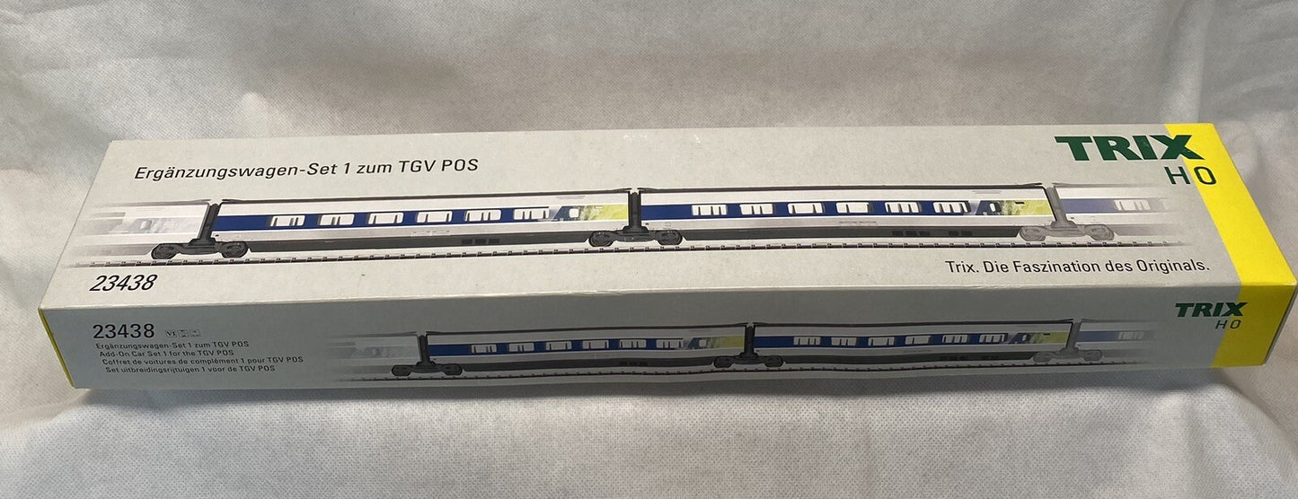 TRIX 23438- Add-On Car Set 1 for the TGV POS.