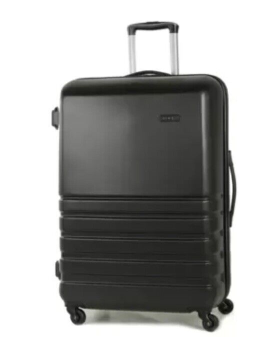 Rock Byron 3 Piece Hardside Luggage Set in Black 5032-1-D- Ex-display**