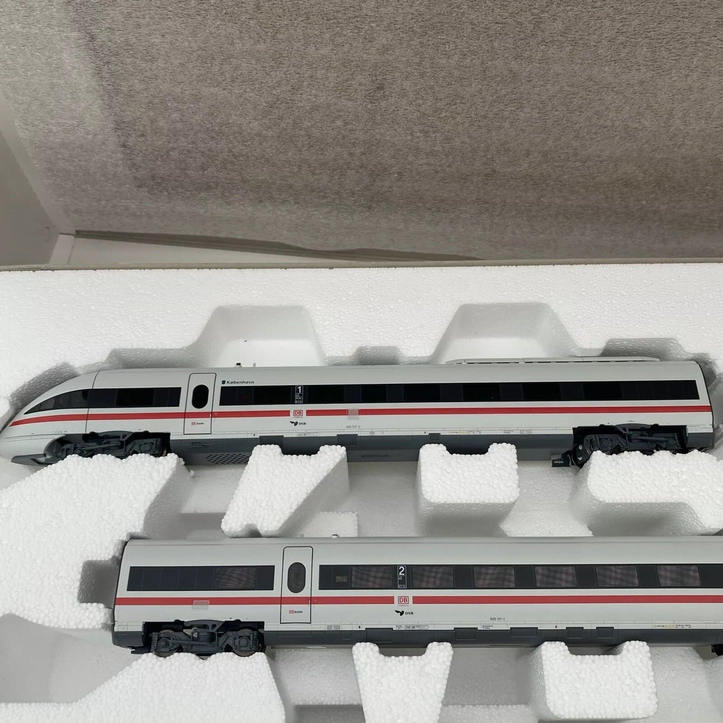 63032 ROCO- Dieseltriebwagen ICE-VT BR 605 der DB AG/DSB