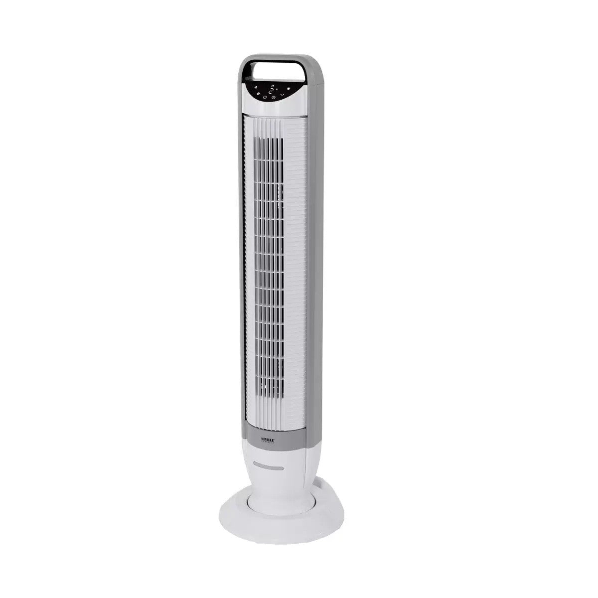 Seville Ultra Slimline Tower Fan with Night Light in White EHF10142
