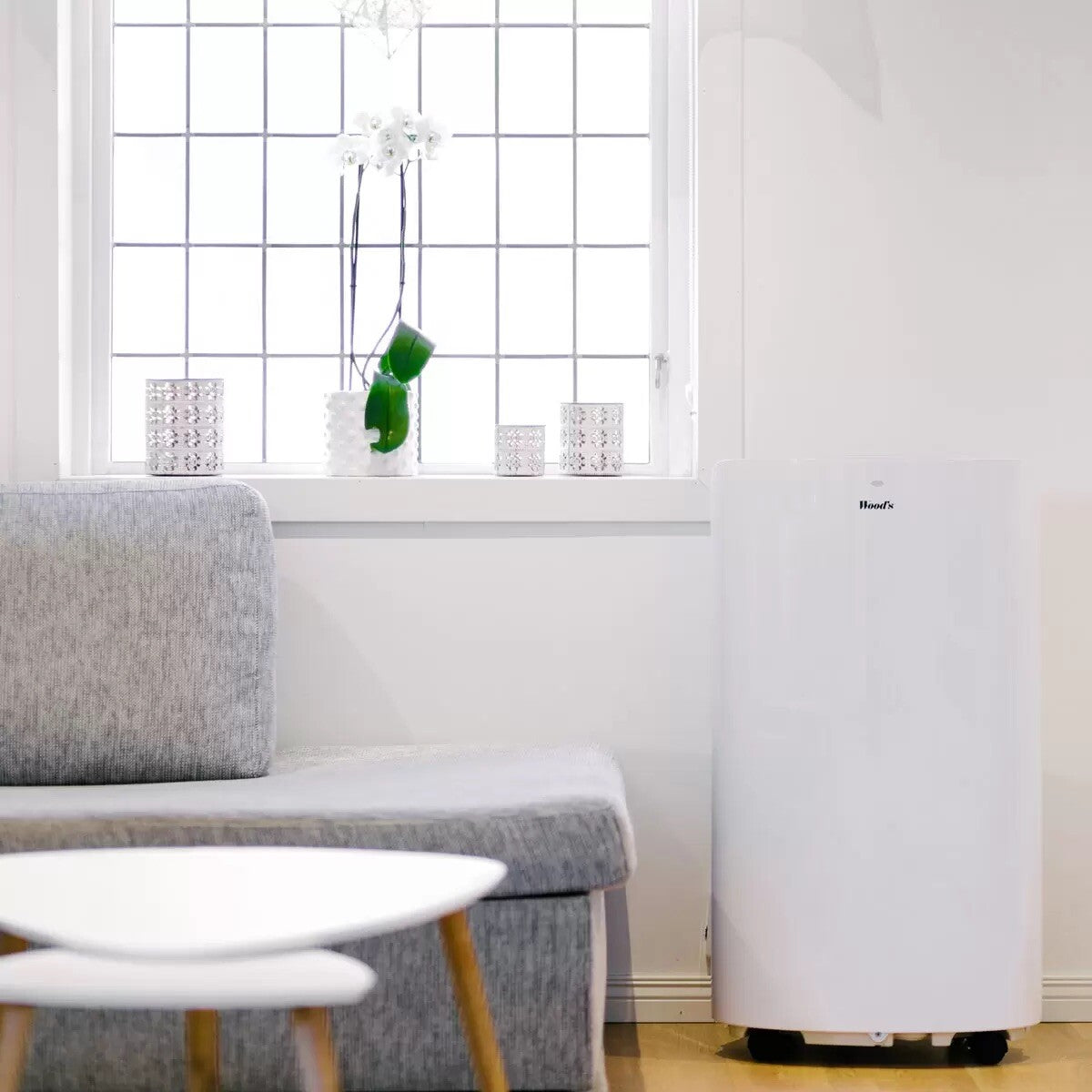 Wood's Cortina 9K BTU Portable Air Conditioner with Remote Control WAC902G Woods