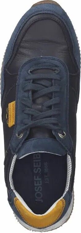 Josef Seibel Anton 50- Men’s Lace Up Casual Sneaker In Blue, UK 8