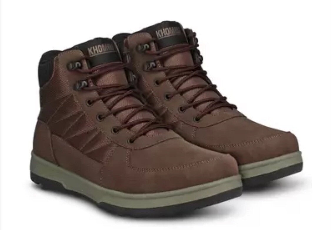 Khombu Mens Sneaker Boot in Brown, UK7