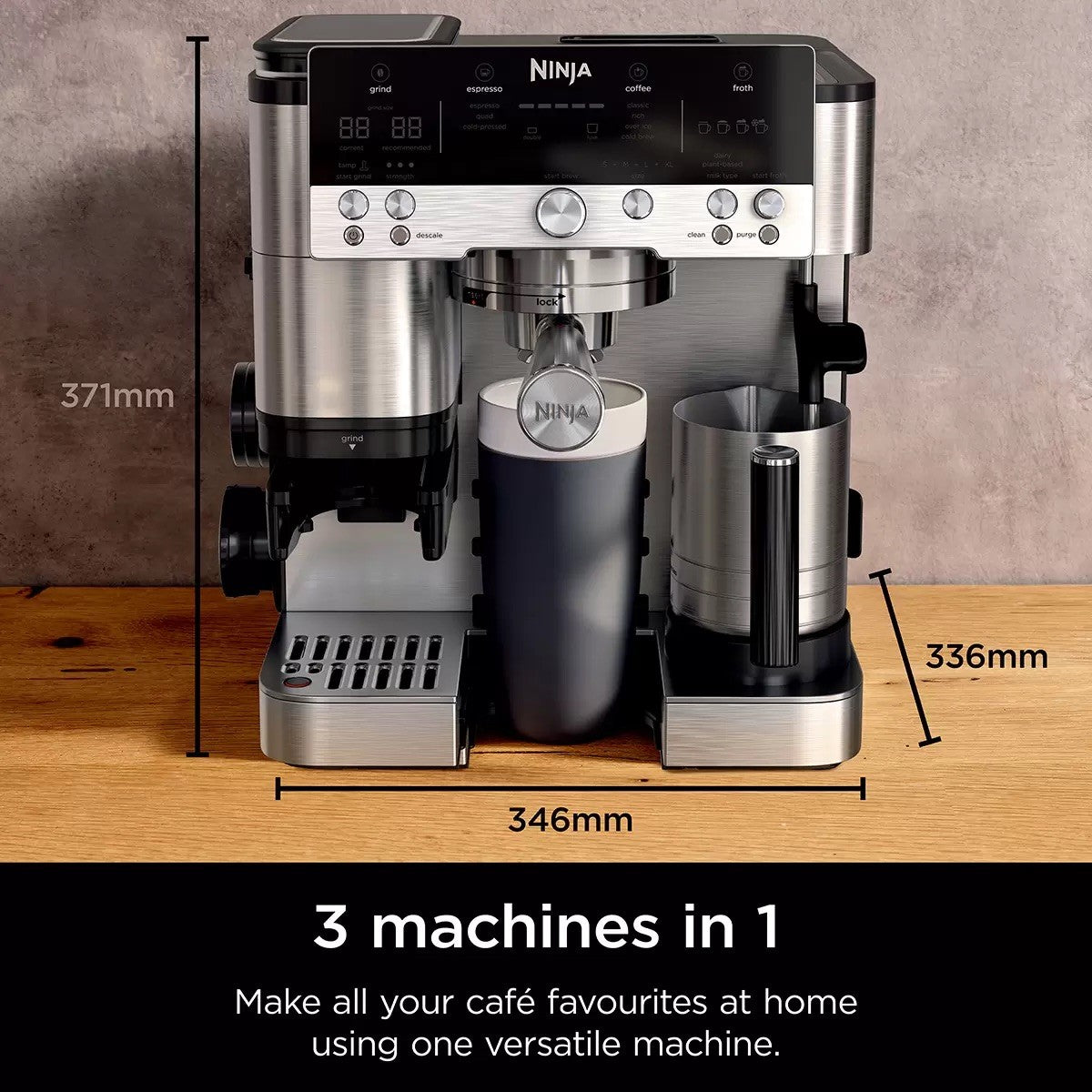 Ninja Luxe Café Premier Series Coffee Machine with Cold Brew ES601UK