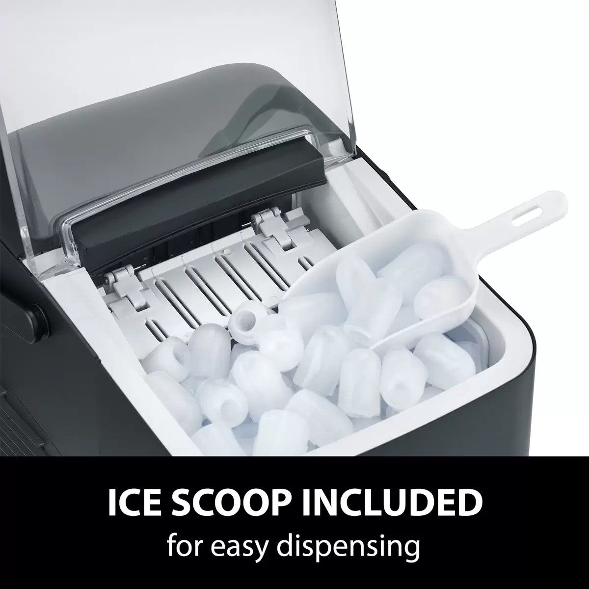 Caso Design IceChef Compact Ice Cube Maker Black