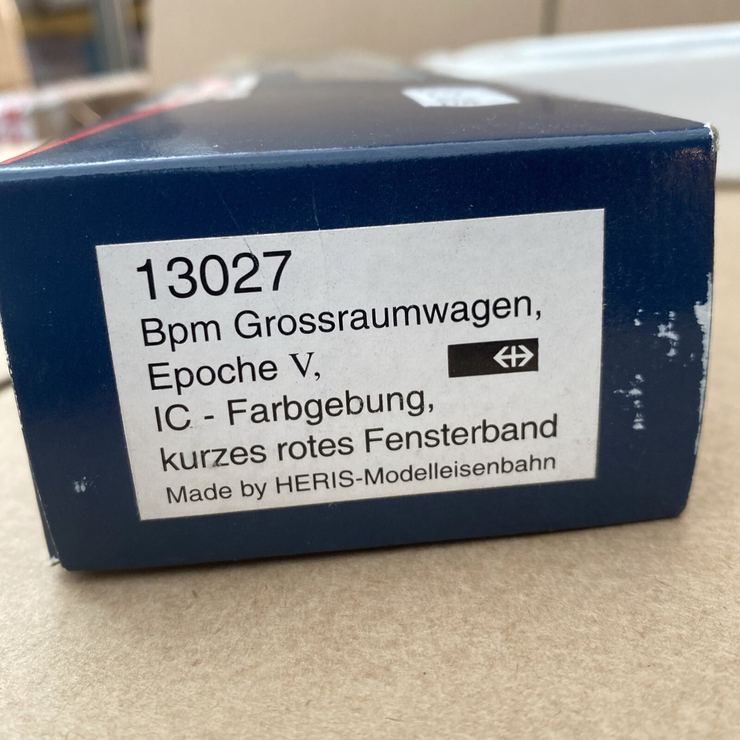 Heris 13027 H0 DC IC high-capacity wagon Bpm of the SBB OVP (HBE091) Brand NEW