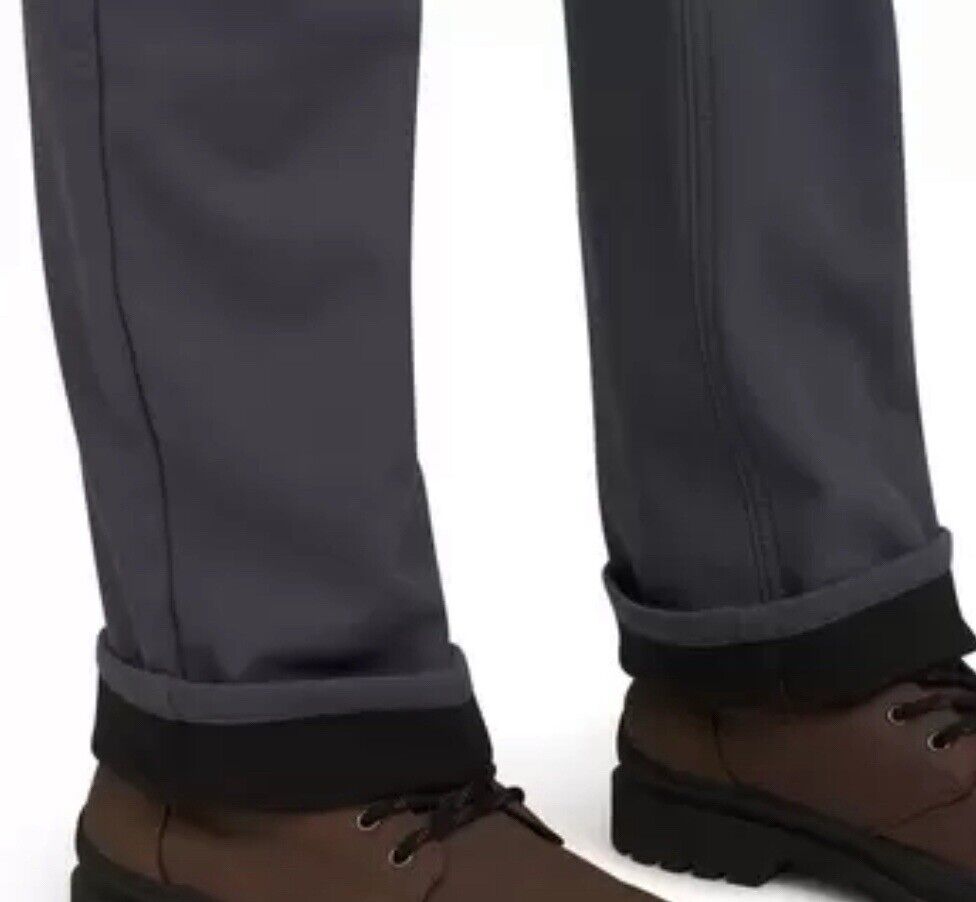 Weatherproof Vintage Men's Fleece Lined Trouser In Navy, Size 40 x 32