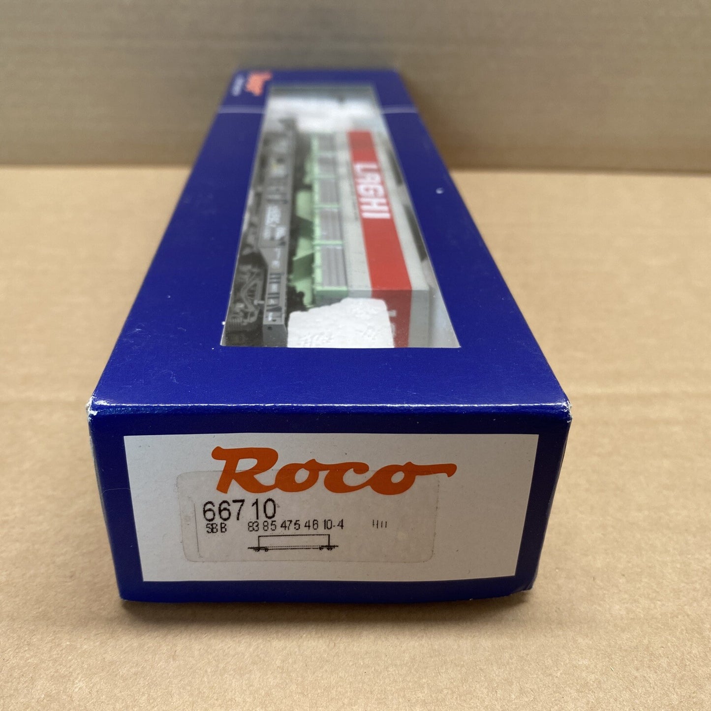 Roco 66710 Standard deep-well flat car "HUPAC" LAGHI