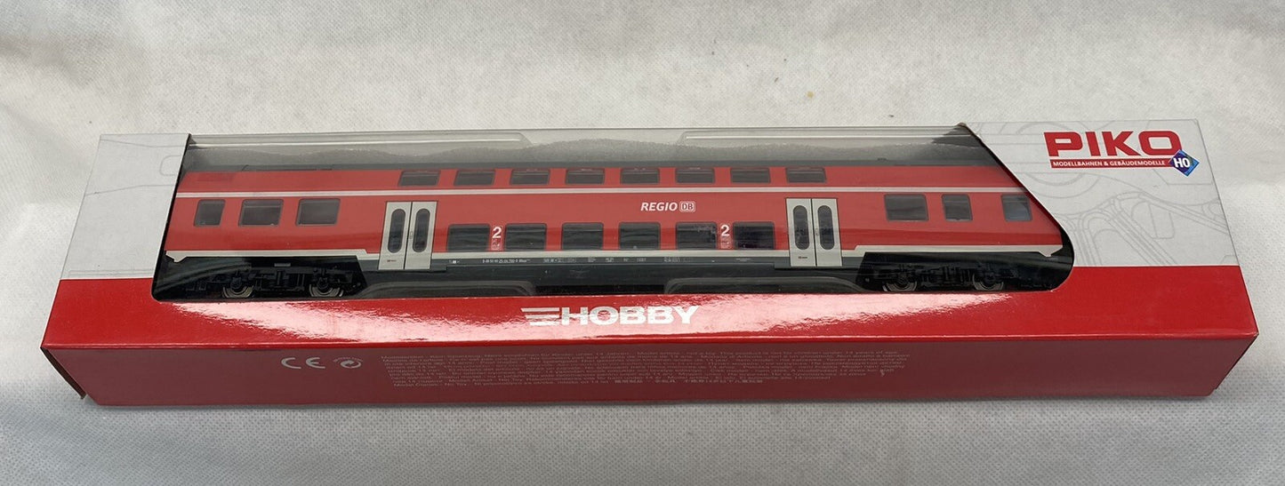 PIKO 57620- Hobby DB Regio DBuz747 2nd Class Bi-Level Coach VI HO Gauge