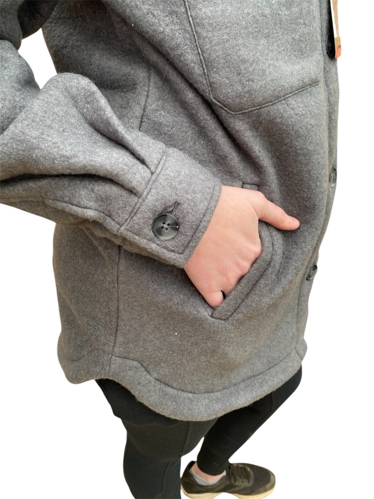 Weatherproof Garment FLEECE SHACKET Charcoal Grey S M L XL