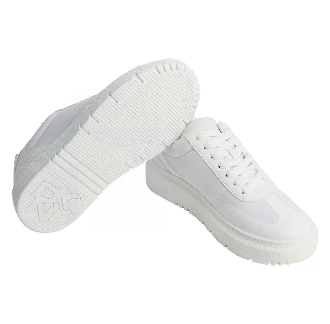 DKNY Ladies Mac Trainer in White, UK Size 4.5