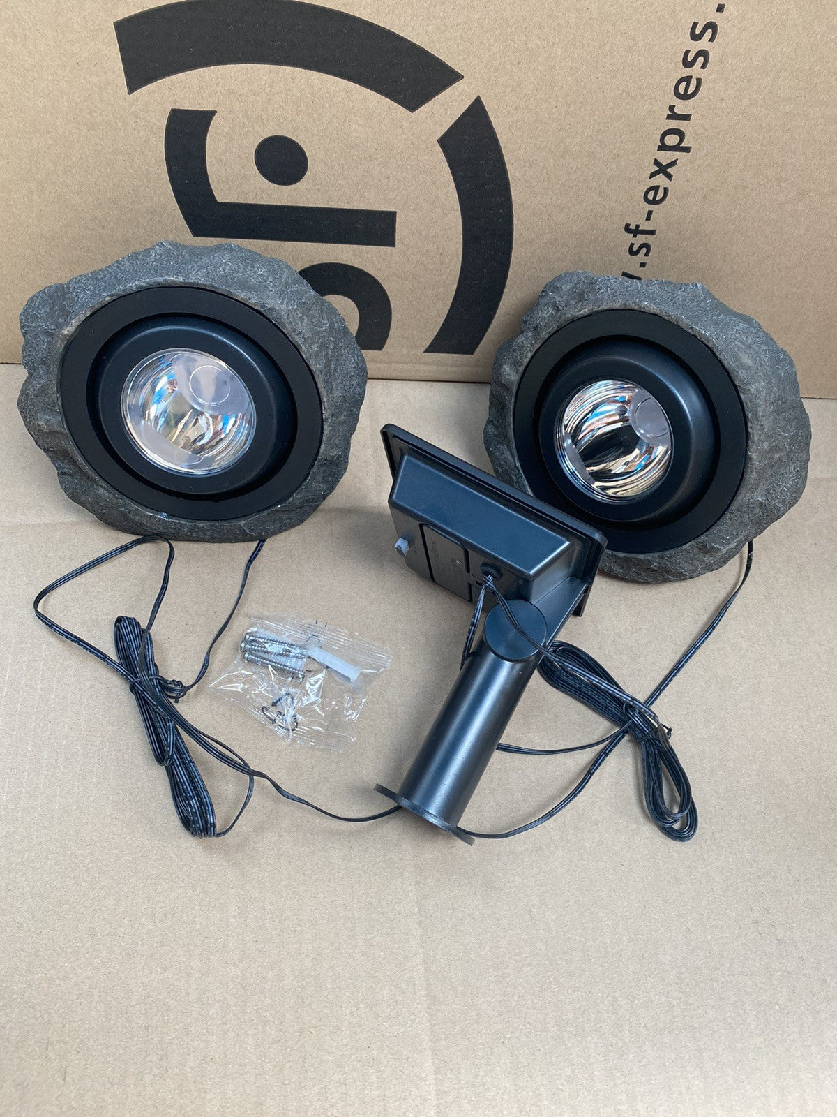 Koda Solar LED Rock Spotlights, 2 Pack