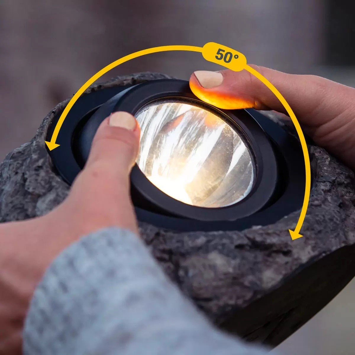 Koda Solar LED Rock Spotlights, 2 Pack New