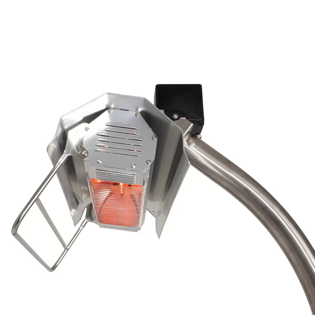 Firesense Stainless Steel 2.3M 93" Telescoping Offset Pole Infrared Patio Heater