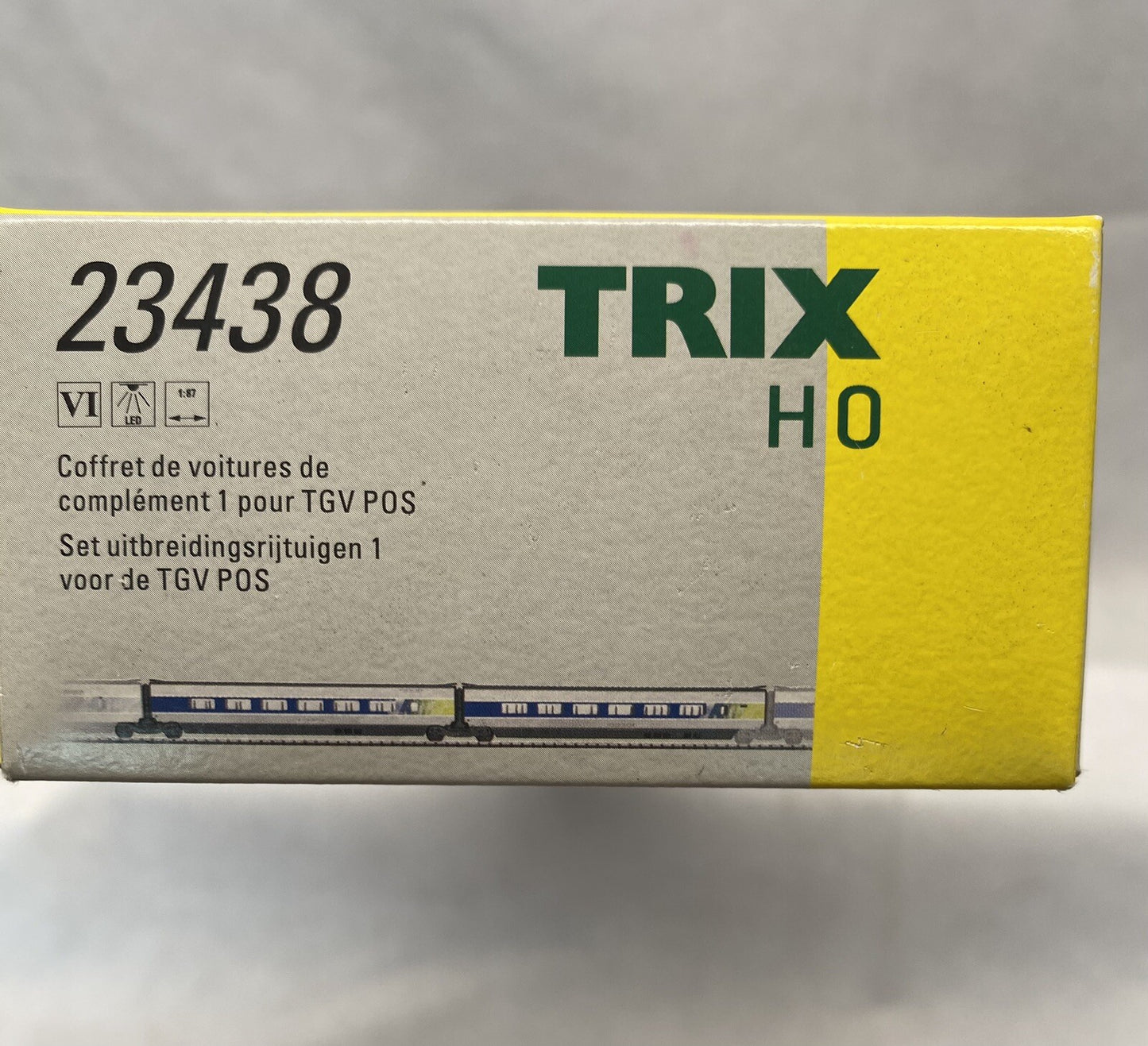 TRIX 23438- Add-On Car Set 1 for the TGV POS.