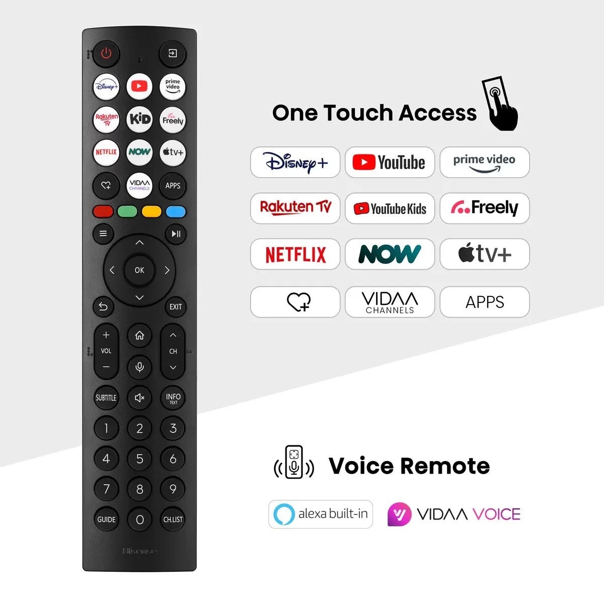 Hisense 43E7NQTUK 43 Inch QLED Freely Smart TV