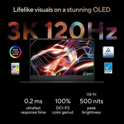 ASUS Vivobook S, AMD Ryzen AI 9, 24GB RAM, 1TB SSD, 15.6 Inch OLED Laptop VAT