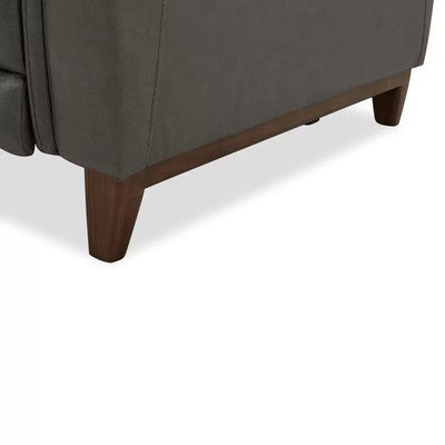 Aiden & Ivy Spencer Grey Leather Power Reclining 2 Seater Sofa