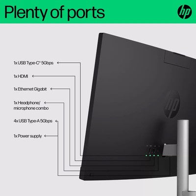 HP Intel Ultra 5-125U, 24-CR1234NA, 16GB RAM, 512GB SSD, 23.8 Inch All in One PC