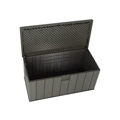 Lifetime 568 Litre Simulated Wood Look Outdoor Garden Patio Storage Deck Box