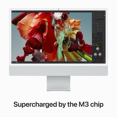 Apple iMac Silver 512GB SSD (M3, 8GB RAM, 8-Core GPU) 24" 4.5K Retina MQRK3B/A