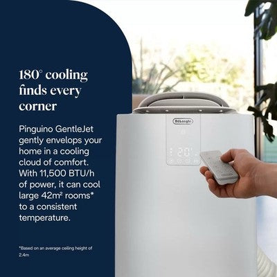 De'Longhi Pinguino AP98 GentleJet 11.5k BTU Air Conditioner Delonghi VAT